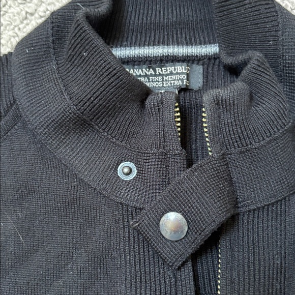 Banana Republic men’s full double zip cardigan - Picture 5 of 7